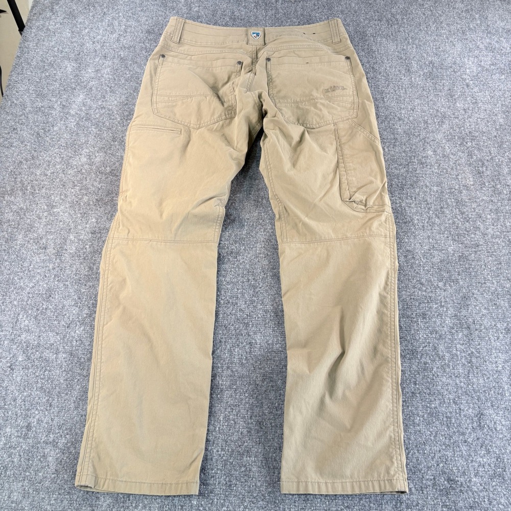 KUHL Revolvr Rogue Mens Tan Khaki Articulated Knee Hiking Outdoor Pants 31x30 - Picture 3 of 12